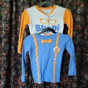 💙 5 for $10 💙 Lot of 2 Blippi Kids Long Sleeve Pajama Shirts, Size 5T